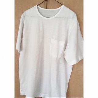 白100%綿さらさら涼感素材ポケット付きTシャツ￼￼(Tシャツ/カットソー(半袖/袖なし))