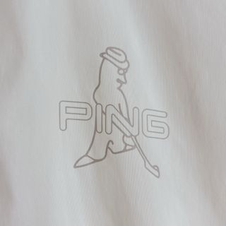 ピン(PING)のPING　ロゴプリント　ナイロンベスト　ジャケット　ゴルフウエア(ウエア)