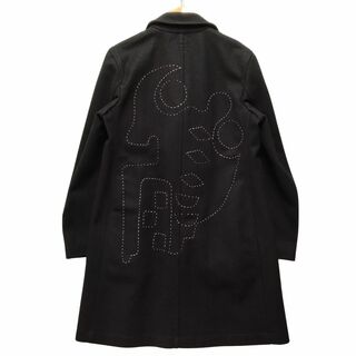 COMME DES GARCONS SHIRT コムデギャルソンシャツ 品番 W11072 背面 デザイン ウールメルトンコート ブラック サイズL 正規品 / 34355(その他)