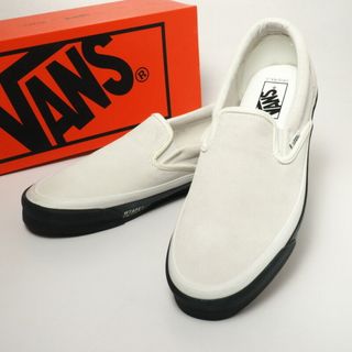 ■未使用品■2020年製■WTAPS×VANS OG CLASSIC SLIP-ON LX《VN0A45JK20F1》ダブルタップス ヴァンズ スリッポン スニーカー メンズ US11/29cm 靴 ワッフルソール 20240401/GP6183(スニーカー)