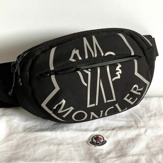 MONCLER - 【美品】モンクレール CUT BELT BAG ボディバッグ 黒