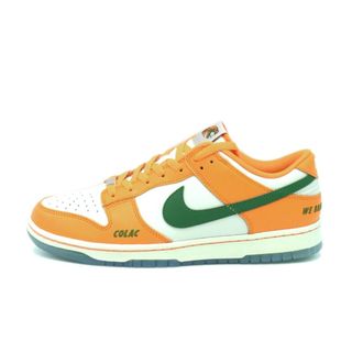 ナイキ(NIKE)のナイキ NIKE × フロリダ A&M Florida A&M ■ 【 DUNK LOW Orange Horizon DR6188 800 】 ダンク ロー オレンジ ホライゾン スニーカー　w19338(スニーカー)