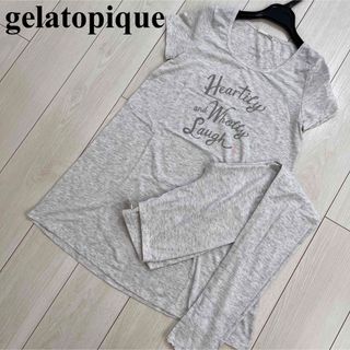 gelato pique - gelatopique 美品　夏物　ルームウェア　セットアップ　半袖　レギンス