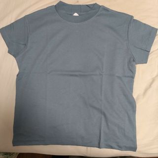 新品☆スムーズTシャツ　ブルー　Мサイズ(Tシャツ(半袖/袖なし))