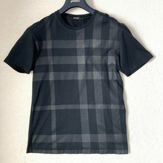 burberry black label 半袖 tシャツ ノバチェック ロゴ M