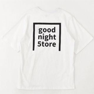 【新品未着用】good night 5tore Tシャツ メンズ ブラック 韓国(Tシャツ/カットソー(半袖/袖なし))