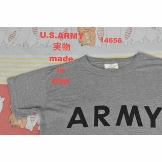 ミリタリー(MILITARY)の米軍 実物 ARMY Tシャツ t14656 USA製 支給品 80 00 90(Tシャツ/カットソー(半袖/袖なし))