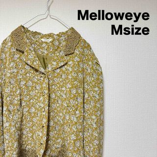 【古着】小花柄開襟シャツMsize(シャツ/ブラウス(長袖/七分))