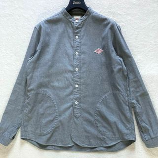 ダントン(DANTON)のDANTON ダントン バンドカラー シャツ 長袖 XL(Tシャツ/カットソー(七分/長袖))