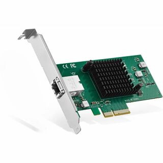 10G PCIe ネットワークアダプター AQUANTIA AQC107チップ(PCパーツ)