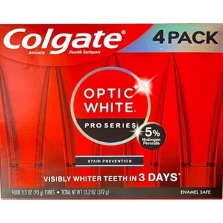 Colgate コルゲート オプティックホワイト プロシリーズ 4本(歯磨き粉)