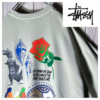 ステューシー(STUSSY)の【新品 L】ステューシー 両面 ストックロゴ ファンキー トライブ スウェット(スウェット)