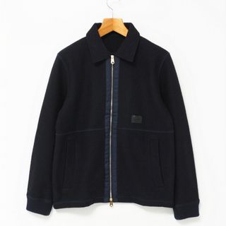 ポールスミス(Paul Smith)の■美品■Paul Smith ポールスミス ウール ジップアップブルゾン ジャケット メンズ サイズM ネイビー ブランド古着【中古】20240311/GP4670(ブルゾン)