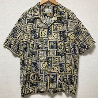 ART VINTAGE - HO ALOHA アロハシャツ オープンカラー ヴィンテージ ハワイ製 総柄 