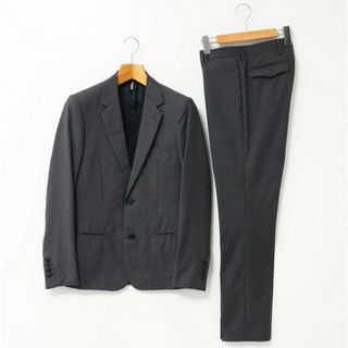 ディオールオム(DIOR HOMME)のDior HOMME ディオールオム スーツ シングル 2B テーラードジャケット ブレザー パンツ スラックス セットアップ ツーピース メンズ サイズ44 グレー イタリア製 ブランド古着【中古】20240328/GP5383(テーラードジャケット)