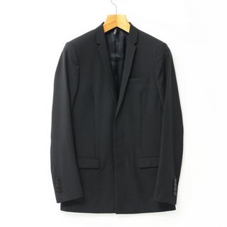 ■美品■Dior ディオール オム テーラードジャケット ブレザー メンズ サイズ44 Dior HOMME クリスヴァンアッシュ期 ブラック イタリア製 ブランド古着【中古】20240326/GP5386(テーラードジャケット)