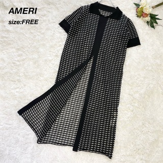 Ameri VINTAGE - 【リネン混✨】AMERI アメリヴィンテージ シアーロングニットトップス