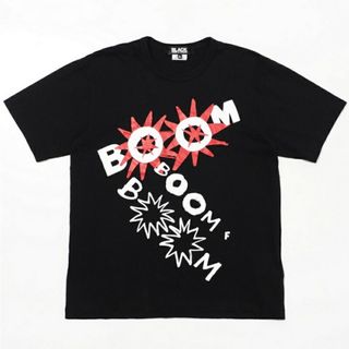 ブラックコムデギャルソン(BLACK COMME des GARCONS)のBLACK COMME des GARCONS ブラック コムデギャルソン AD2021 フィリップパゴウスキー 半袖 Tシャツ カットソー サイズXL コットン ブラック ブランド古着【中古】20240402/GP5454(Tシャツ/カットソー(半袖/袖なし))