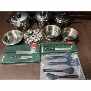 アムウェイ(Amway)のAmway✴︎お鍋類&新品キッチンツール&ナイフ4本お買い得セット‼️(鍋/フライパン)