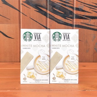 スターバックスコーヒー(Starbucks Coffee)のスターバックス ヴィア ホワイトモカ 10本 2箱 インスタントコーヒー VIA(コーヒー)