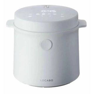 新品未使用★LOCABO 糖質カット炊飯器★ホワイト★箱のみ傷あり(炊飯器)