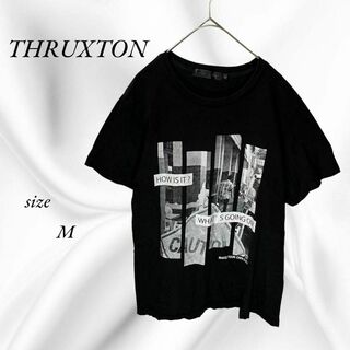 THRUXTON トップス Tシャツ 半袖 カジュアル プリントTシャツ　M(Tシャツ/カットソー(半袖/袖なし))