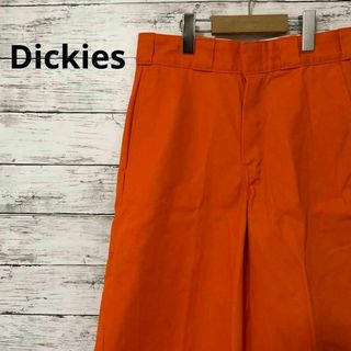 ディッキーズ(Dickies)のDickies Loose Fit ハーフパンツ オレンジ ライブ フェス(ショートパンツ)