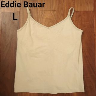 エディーバウアー(Eddie Bauer)のEddie Bauar タンクトップ Lサイズ ベージュ 胸当てあり(タンクトップ)