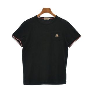 モンクレール(MONCLER)のMONCLER モンクレール Tシャツ・カットソー S 黒 【古着】【中古】(Tシャツ/カットソー(半袖/袖なし))