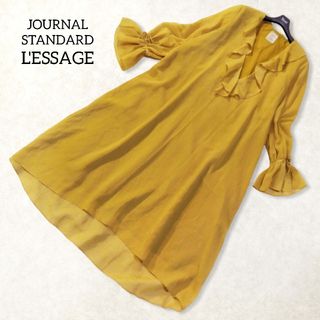 JOURNAL STANDARD - ジャーナルスタンダードレサージュ ✿ ロングワンピース マスタード ベルスリーブ