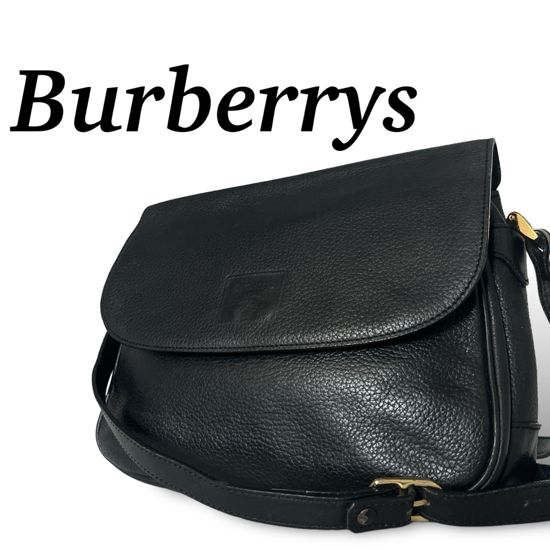 BURBERRY - バーバリーズ ショルダーバッグ ゴールド金具 斜 BURBERRY - バーバリーズ ショルダーバッグ ゴールド金具 斜