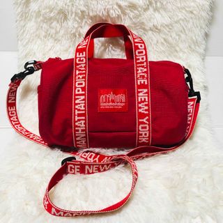 Manhattan Portage - 【希少/限定カラー/レッド】マンハッタンポーテージ 2WAY ショルダーバッグ