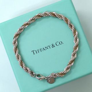 ティファニー(Tiffany & Co.)のTIFFANY ティファニー ツイスト ブレスレット SV925 750(ブレスレット/バングル)