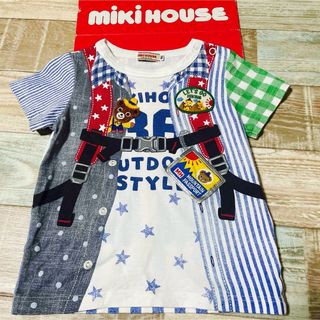 mikihouse - ミキハウス　豪華だまし絵Tシャツ 90