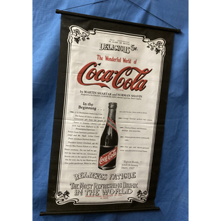 コカ・コーラ - コカコーラ　タペストリー　日本製　ビンテージ
