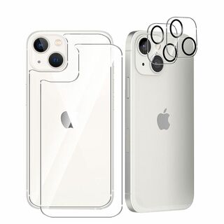 【サイズ:iPhone13】【４枚入り】For iPhone13 背面ガラスフィ(その他)
