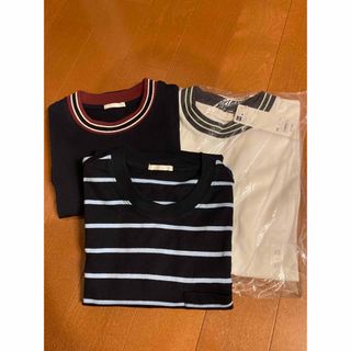 ジーユー(GU)のGU オーバーサイズT (5分袖) 3枚セット(Tシャツ/カットソー(半袖/袖なし))