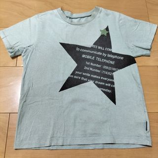 130㎝【GITA】半袖プリントTシャツ　星柄(Tシャツ/カットソー)