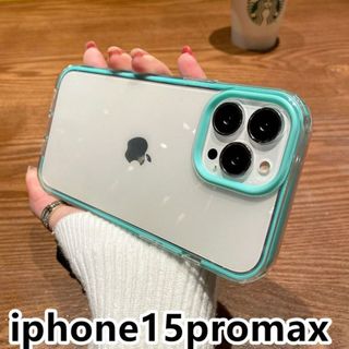 iphone15promaxケース カーバーおしゃれ ブルー 7(iPhoneケース)