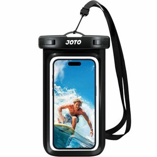 【色: ブラック】JOTO 防水ケース IPX8認定 携帯電話用ドライバッグ 最(その他)