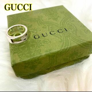 グッチ(Gucci)のGUCCI　グッチ  指輪　インターロッキング　ブランデッド　復刻　Gロゴ(リング(指輪))