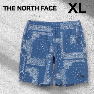 ザノースフェイス(THE NORTH FACE)の新品未使用　ノースフェイス  パンツ XL ペイズリー ハーフパンツ 韓国限定(ショートパンツ)