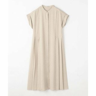 アデイインザライフ(a day in the life)の【BEIGE】プリーツ スキッパーシャツワンピース -ハンドウォッシャブル-<A DAY IN THE LIFE>(ロングワンピース/マキシワンピース)