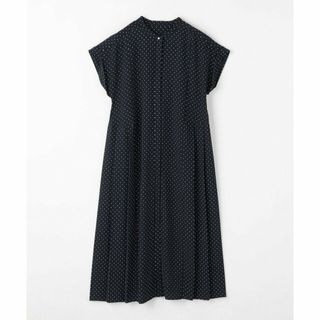 アデイインザライフ(a day in the life)の【NAVY】プリーツ スキッパーシャツワンピース -ハンドウォッシャブル-<A DAY IN THE LIFE>(ロングワンピース/マキシワンピース)