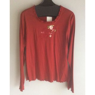 PINK HOUSE - ピンクハウス 薔薇刺繍Ｔシャツ🌹  レッド❤️