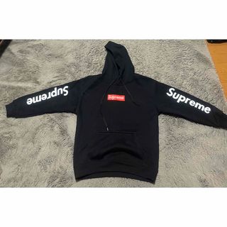 シュプリーム(Supreme)のsupreme パーカー　ブラック　Mサイズ(パーカー)