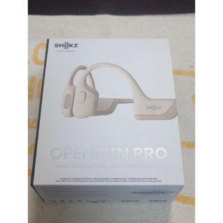 AFTERSHOKZ - shokz openrun pro 骨伝導イヤホン ベージュ