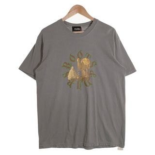 EXODUS エクソダス ROOTS＆DABS T-SHIRT プリントTシャツ グレー EXDS-TEE-03 Size L(Tシャツ/カットソー(半袖/袖なし))