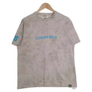 CAPTAINS HELM キャプテンズヘルム LOS LOGO TEE ロゴプリントTシャツ グレー CH22-LOS-T01 Size M(Tシャツ/カットソー(半袖/袖なし))