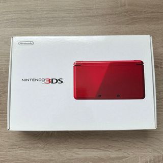 ニンテンドー3DS(ニンテンドー3DS)の【美品】ニンテンドー3DS メタリックレッド(携帯用ゲーム機本体)